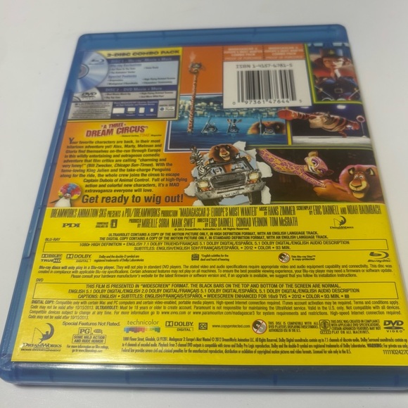 Madagascar 3: Europe’s Most Wanted. DVD Only!! Dreamworks - Picture 2 of 3